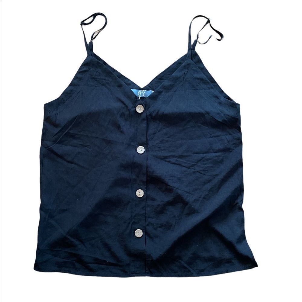 Ladies black tank top size S